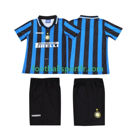 Tenue Inter Milan Retro Enfant Domicile 1997 1998 Maillot de Foot